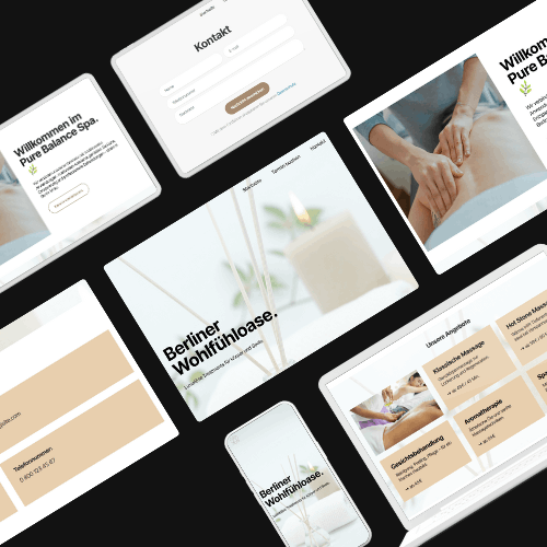 Wellness und Spa Website erstellen