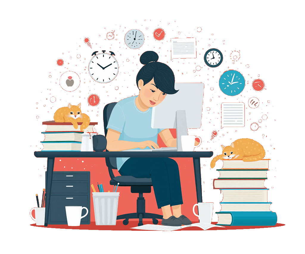 Freelancer arbeitet an Websites